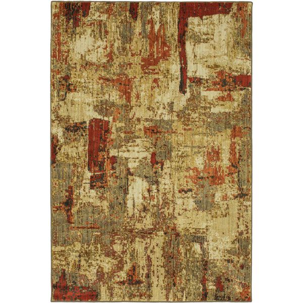Elements Treviso Gold  Area Rug, image 1